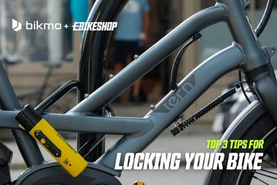 e-bikeshop + Bikmo - Top 3 tips for locking your bike