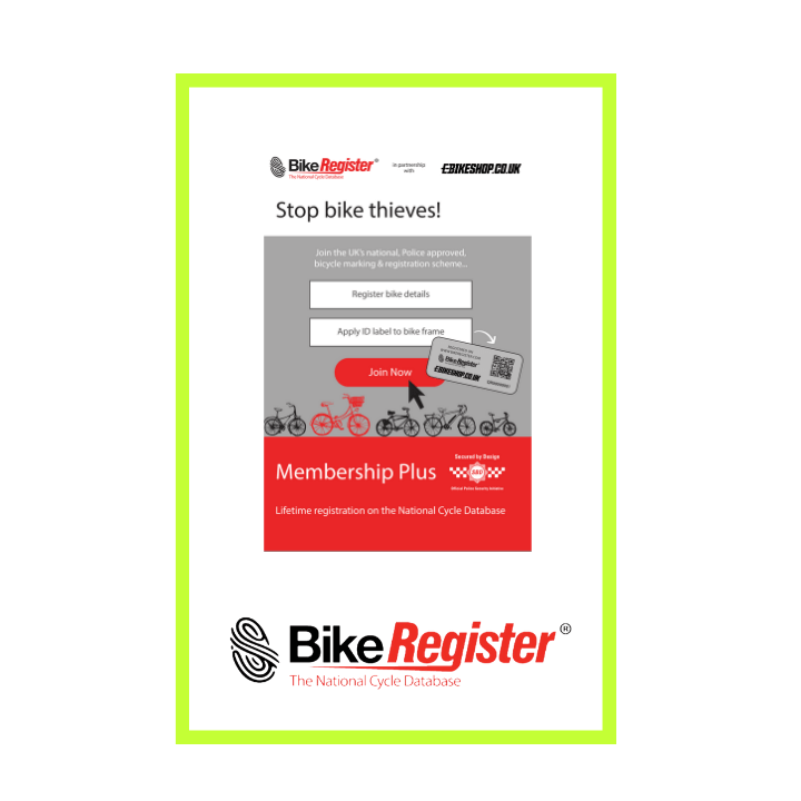 The Bike Register Membership Plus Kit