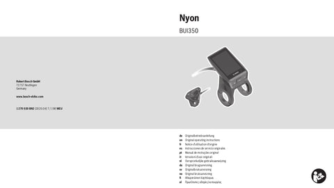 Bosch Nyon 2021 Manual