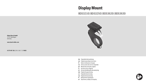 Bosch Kiox 300 Mount