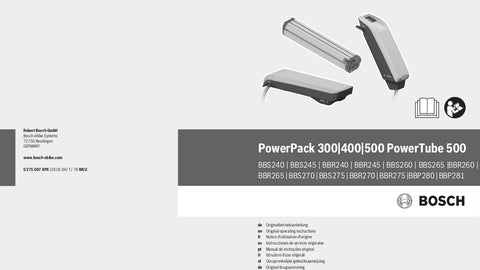 Bosch Battery User Manual