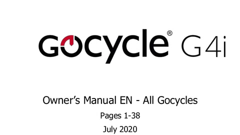 Gocycle G4i & G4i+ eBike Manual