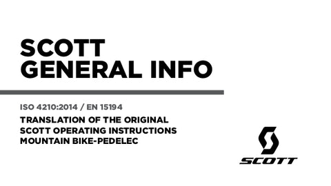 Scott eBike Manual