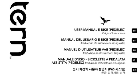 Tern eBike User Manual