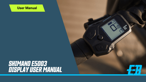 Shimano Steps E5003 Display User Manual