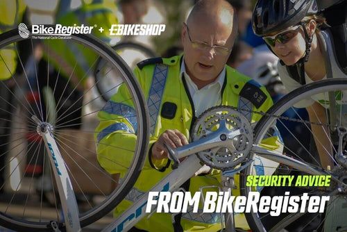Security Advice from BikeRegister - Electric Bike Theft Prevention
