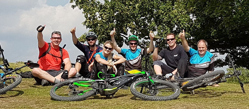 Riding Hadleigh Park on Electric Bikes