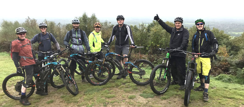 E-Bikeshop Owners Ride Peaslake Surrey Hills October 2017