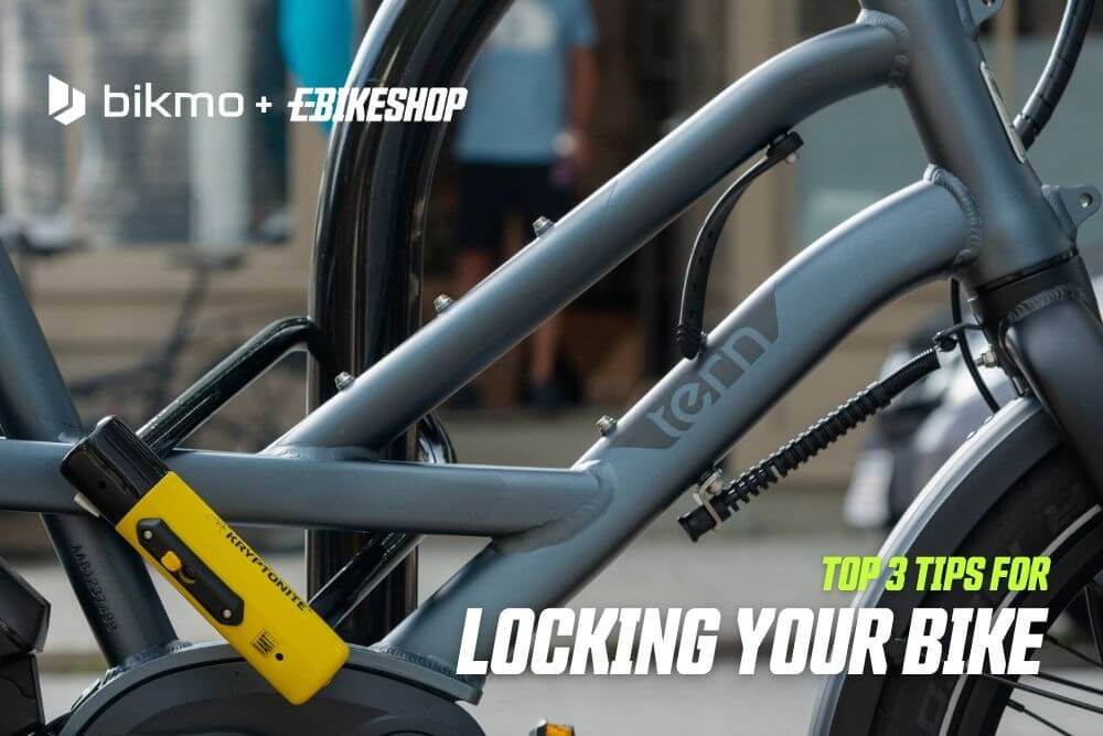 e-bikeshop + Bikmo - Top 3 tips for locking your bike