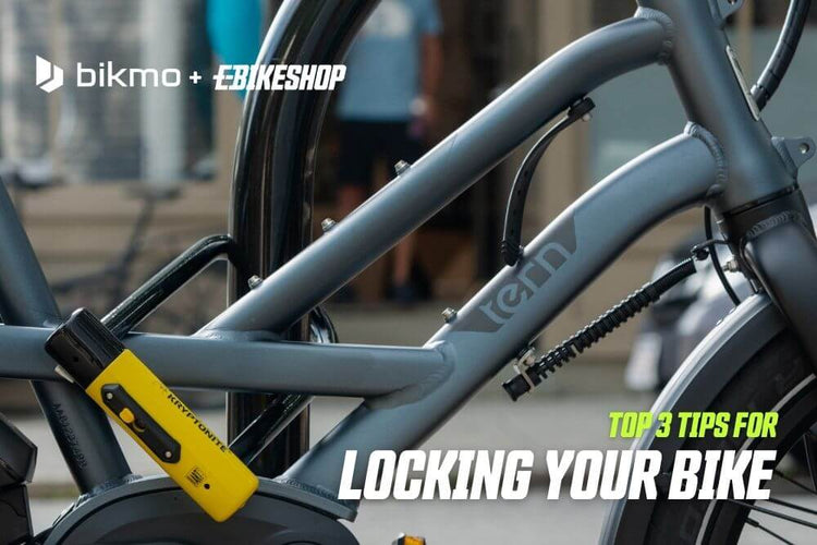 e-bikeshop + Bikmo - Top 3 tips for locking your bike