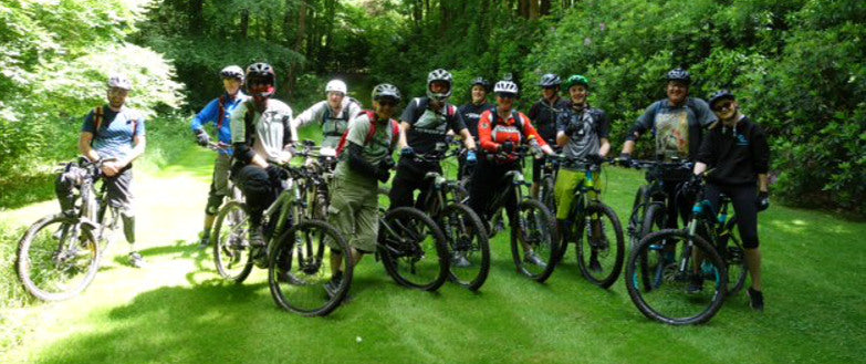 Group of Electric Mountain Bikers EBikeshop Owners Club