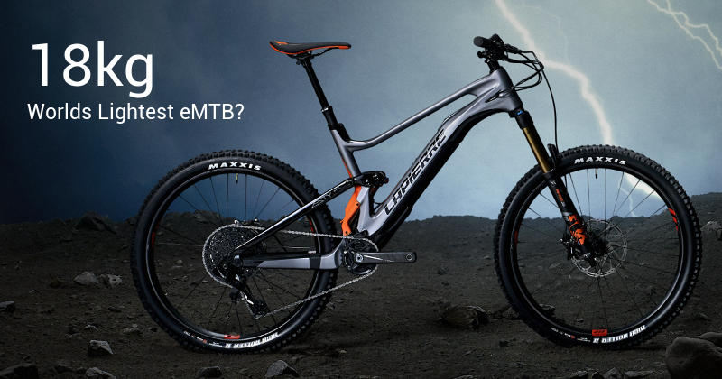 Is the Lapierre eZesty the lightest electric mountain bike?