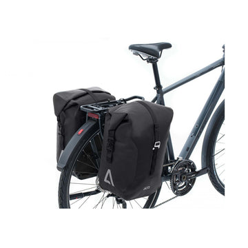 Acid Travlr Pro 20/2 Pannier Bags - Black On Bike
