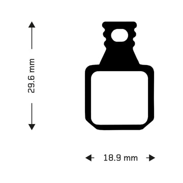 Aztec Organic Disc Brake Pads for Magura MT5 and MT7 Callipers