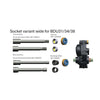 Bosch Frame Bushing Kit, Wide (BDU31YY, BDU34YY, BDU38YY) Diagram