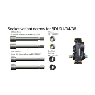 Bosch Frame Bushing Set, Narrow (BDU31YY, BDU34YY, BDU38YY) Diagram 