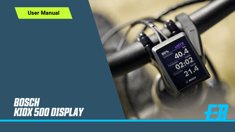 Bosch Kiox 500 User Manual
