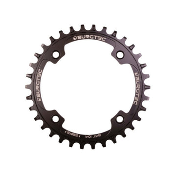 Burgtec 104mm BCD Inside Fit E-­Bike Steel Thick Thin Chainring -­ 34t
