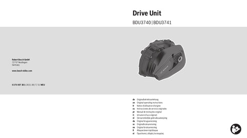 Bosch Motor 2022 Manual