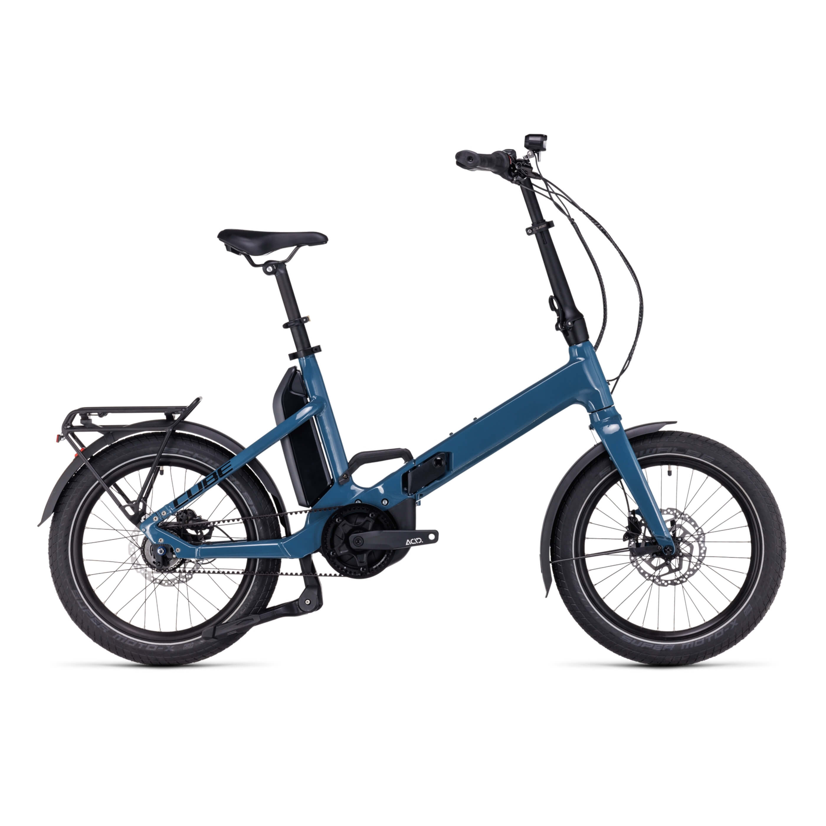 Cube Electric Belt Drive Bike Cube Fold Hybrid 500 2024 Folding