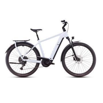 Cube Kathmandu Hybrid One 2025 Crossbar Electric Bike Polar White