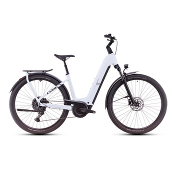 Cube Kathmandu Hybrid One 2025 Easy Electric Bike Polar White