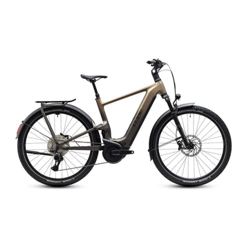 Cube Nuride Hybrid ONE11 HPC SLX 800 2027 Crossbar Electric Bike Golden Brown