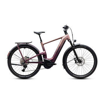 Cube Nuride Hybrid ONE11 HPC SLX 800 2027 Crossbar Electric Bike Mauve