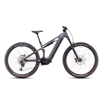 Cube Stereo Hybrid ONE44 HPC SLX 2025 Electric Bike Slab Grey