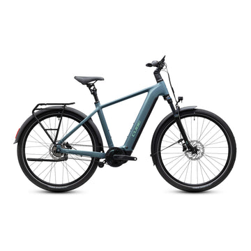 Cube Touring Hybrid Deluxe SLX 800 2027 Crossbar Electric Bike Green Granit