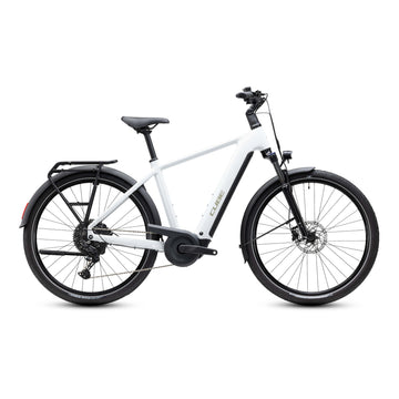 Cube Touring Hybrid ONE 600 2027 Crossbar Electric Bike Metallic White