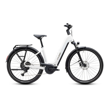 Cube Touring Hybrid ONE 600 2027 Easy Electric Bike Metallic White
