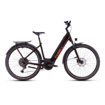 Cube Touring Hybrid Pro 625 2025 Easy Electric Bike Cinnamon 