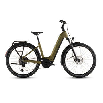Cube Touring Hybrid Pro 800 2026 Easy Electric Bike Golden Lime 