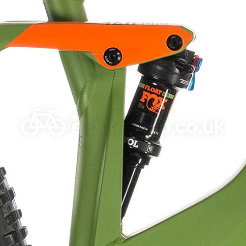 cube stereo hybrid 140 race 500 27.5 green n orange Cube Stereo Hybrid 140 Race 500 2019 – e-bikeshop.co.uk