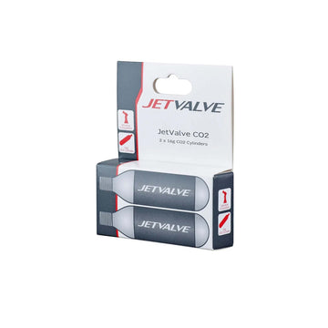 JetValve Threaded 2 x 16g  CO2 Cylinders