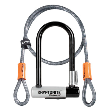 Kryptonite Mini U-Lock with 4ft Flex (Gold Approved)