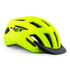 MET Allroad Cycling Helmet (with integrated LED) Fluro Yellow