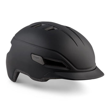 MET Corso Urban Helmet (with integrated LED) Matt Black