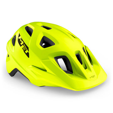MET Echo MTB Bicycle Helmet Matt Lime Green