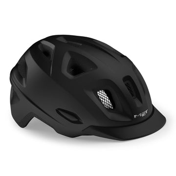 MET Mobilite Active Helmet (New Removable LED) Matt Black