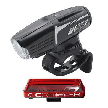 Moon Meteor-X Auto Pro & Comet-X Rear USB Light Set