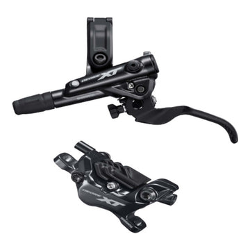 Shimano BR-M8120/BL-M8100 XT 4 Pot Bled Brake Lever/Post Mount Calliper I-Spec EV Left/Rear
