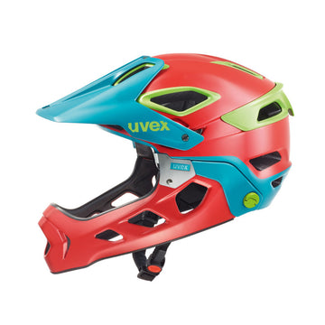 Uvex Jakkyl HDE Full Face / Open Helmet Red